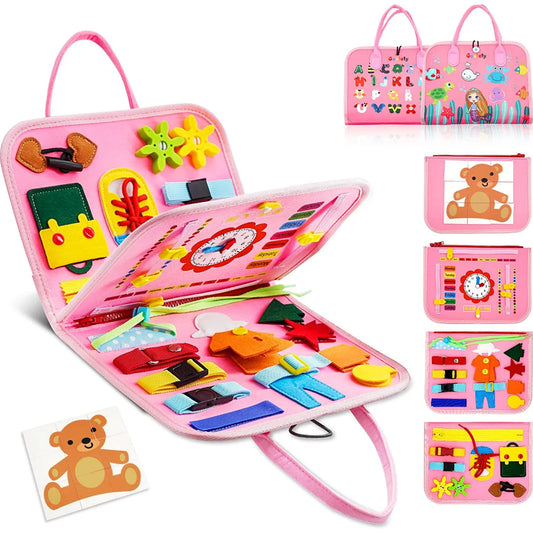 Montessori Busy Board – Educatief Sensorisch Speelgoed voor Peuters