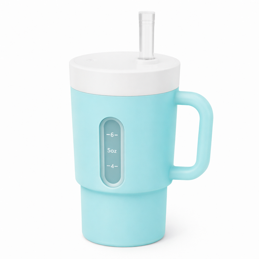 Kidu™ Premium kinderdrinkbeker met rietje