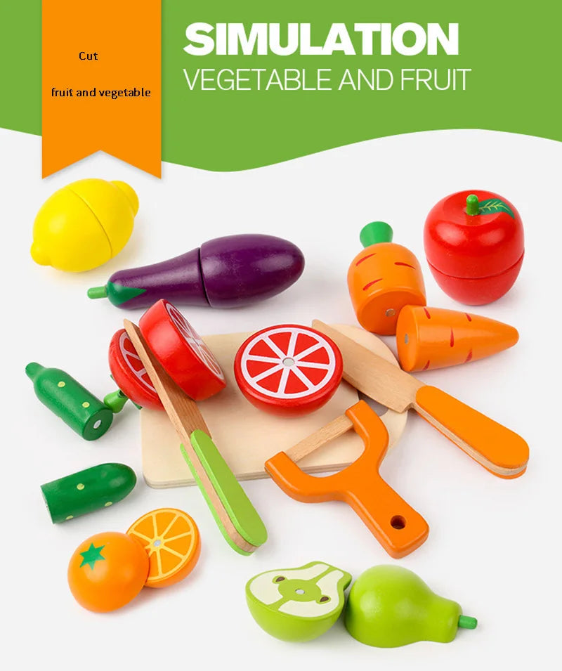 Houten Montessori Keuken Speelset