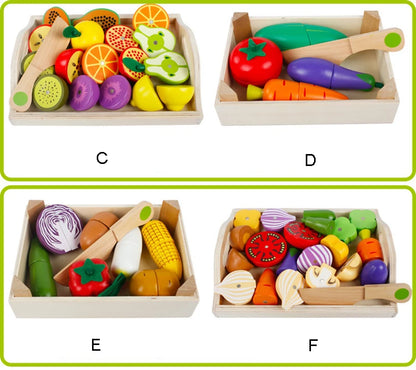 Houten Montessori Keuken Speelset