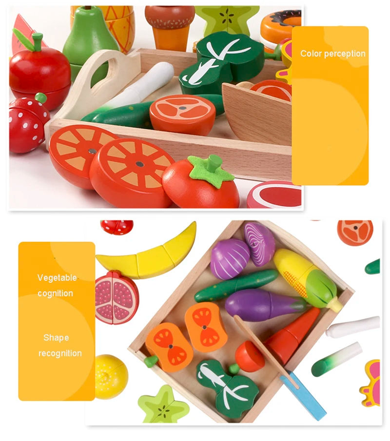Houten Montessori Keuken Speelset