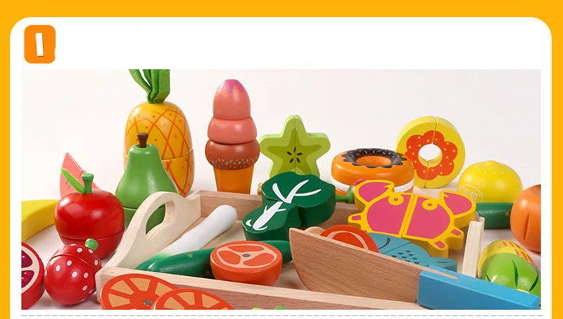 Houten Montessori Keuken Speelset