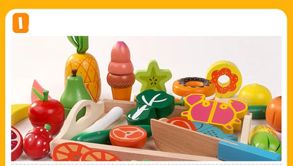 Houten Montessori Keuken Speelset