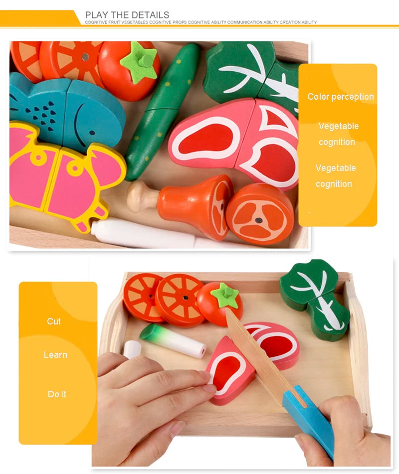 Houten Montessori Keuken Speelset