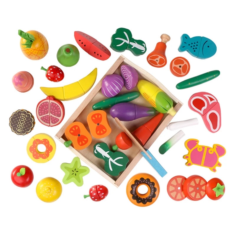 Houten Montessori Keuken Speelset