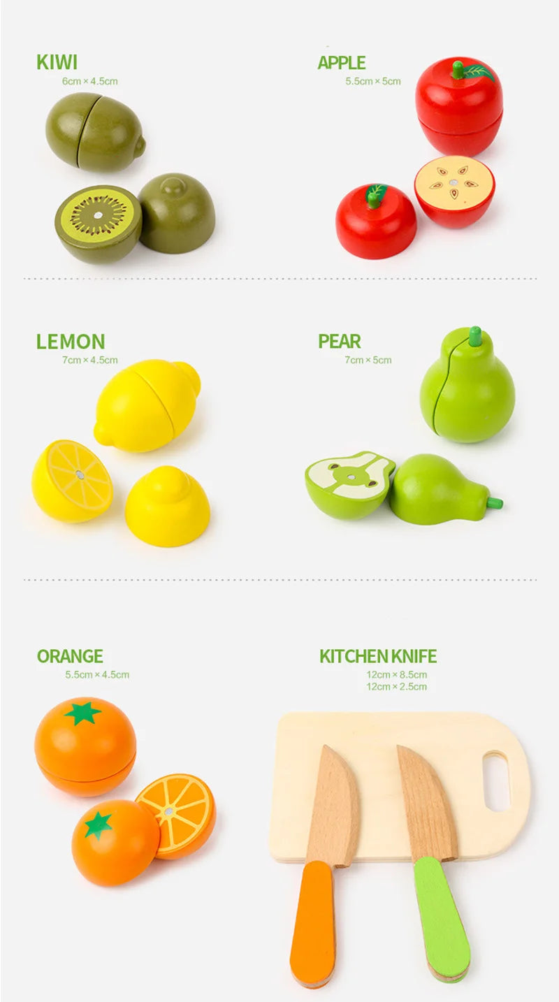 Houten Montessori Keuken Speelset