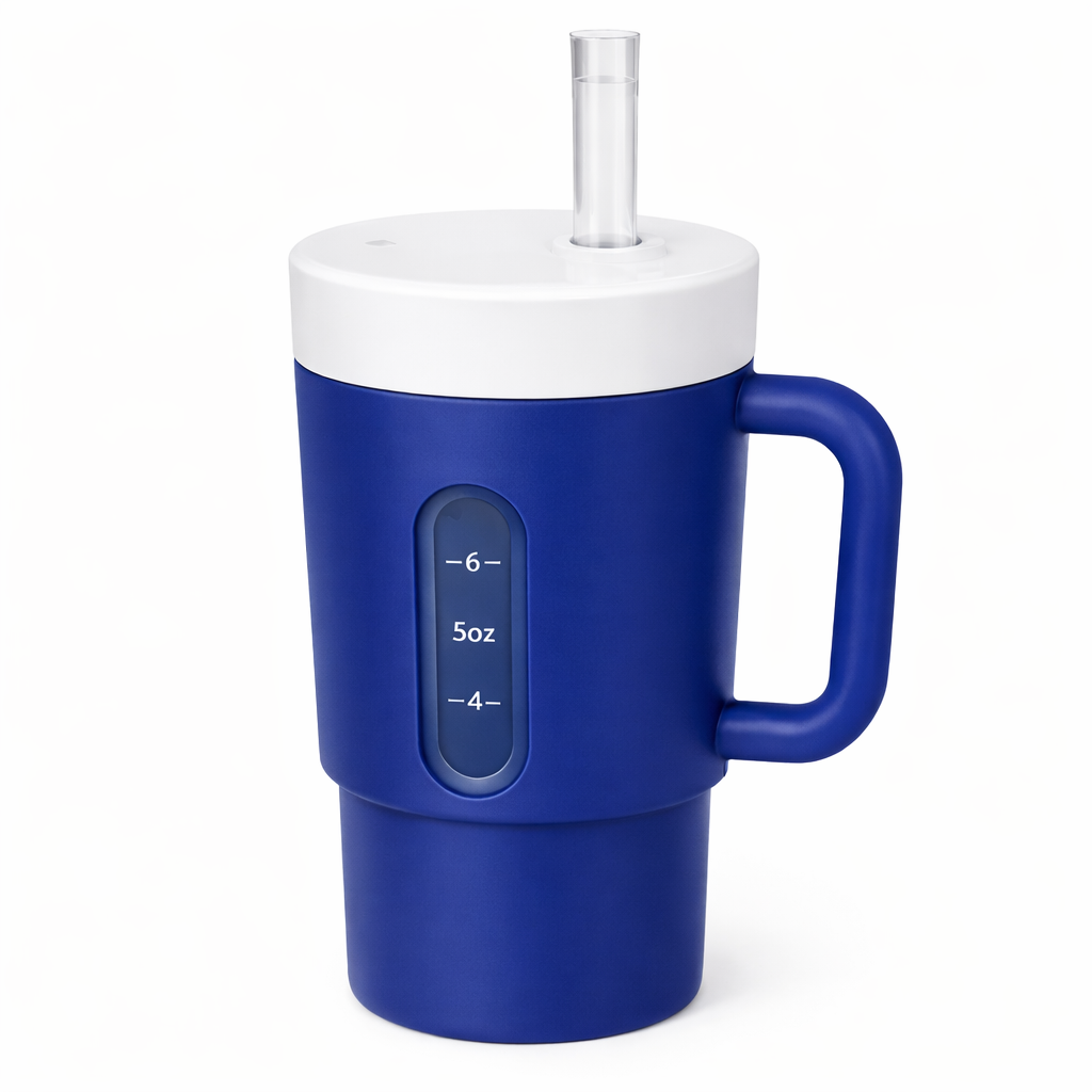 Kidu™ Premium kinderdrinkbeker met rietje