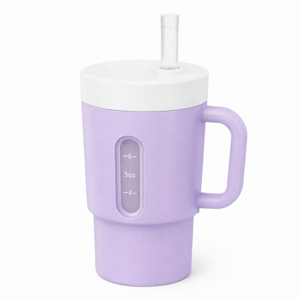 Kidu™ Premium kinderdrinkbeker met rietje