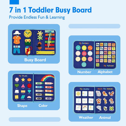 Montessori Busy Board – Educatief Sensorisch Speelgoed voor Peuters