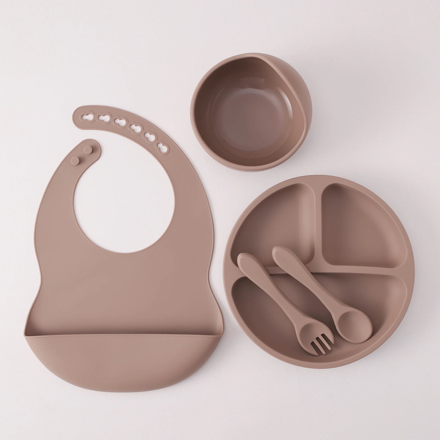Kidu 5-Delige Baby Eetset met Zuignap – BPA-Vrij