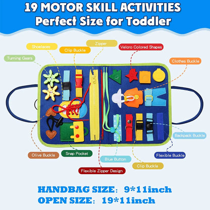 Montessori Busy Board – Educatief Sensorisch Speelgoed voor Peuters