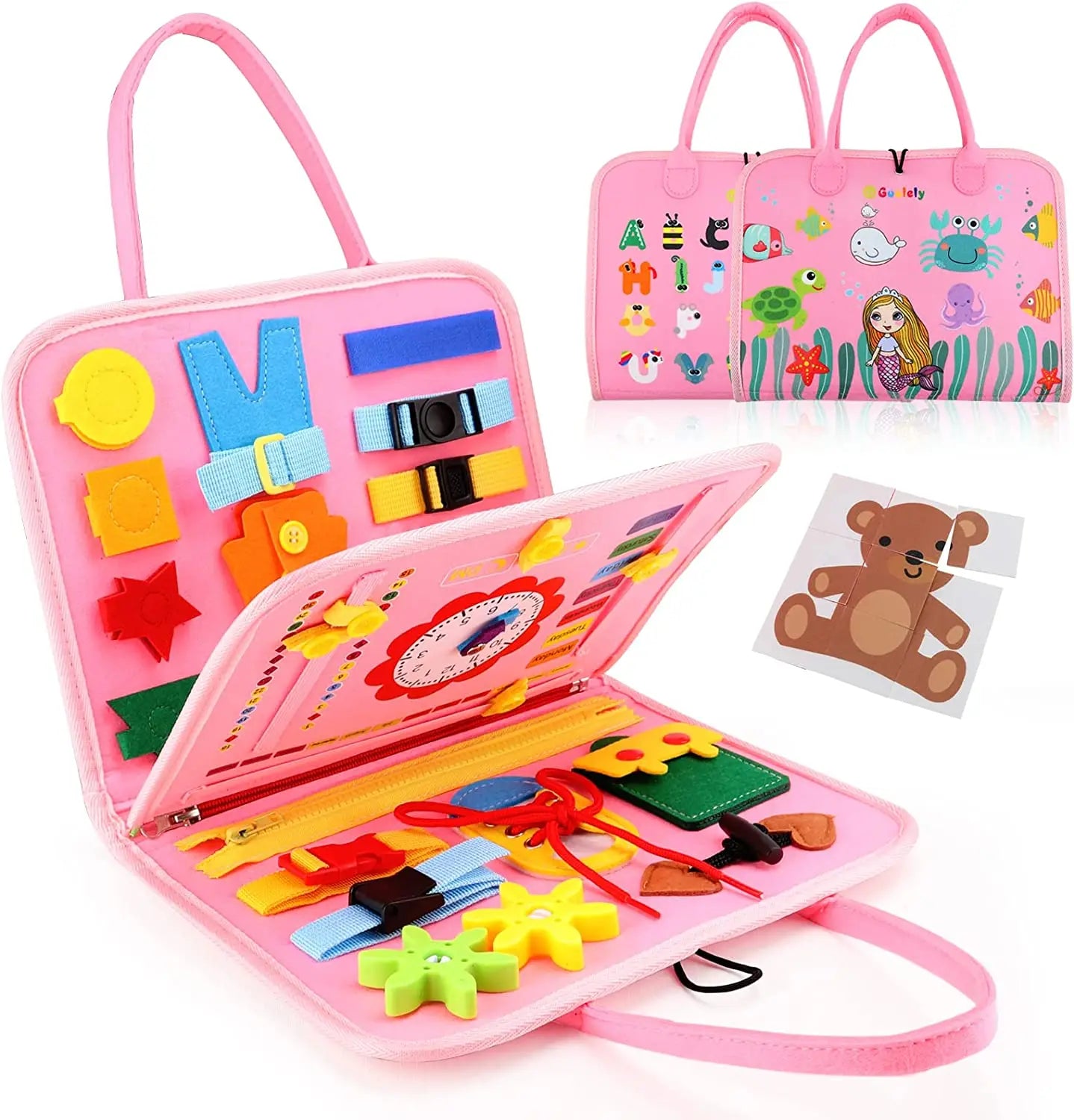 Montessori Busy Board – Educatief Sensorisch Speelgoed voor Peuters