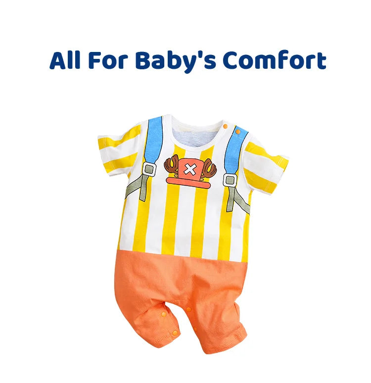 Anime Baby Romper – Zacht Katoen (0-18M)