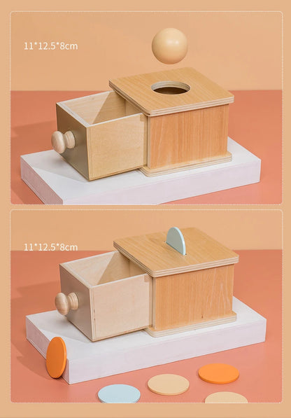Kidu™ Montessori Draaitrommel | Sensorisch Leerspeelgoed