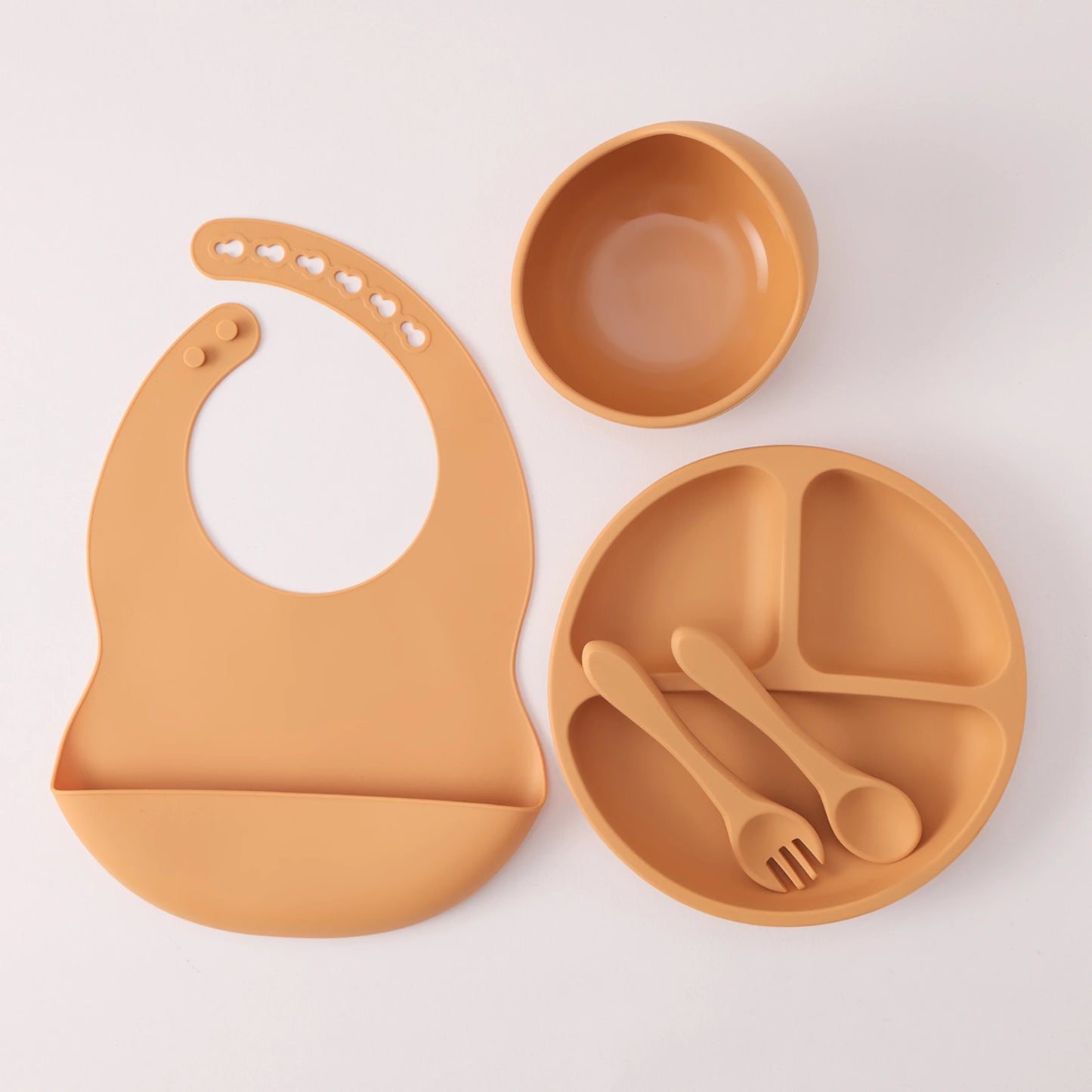 Kidu 5-Delige Baby Eetset met Zuignap – BPA-Vrij