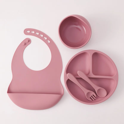 Kidu 5-Delige Baby Eetset met Zuignap – BPA-Vrij