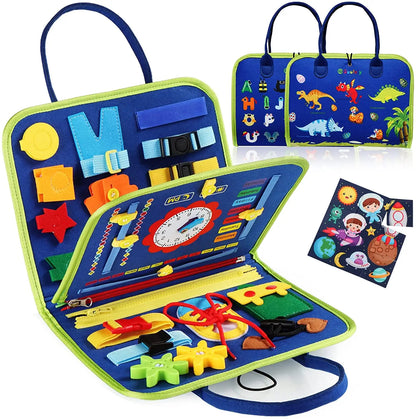 Montessori Busy Board – Educatief Sensorisch Speelgoed voor Peuters