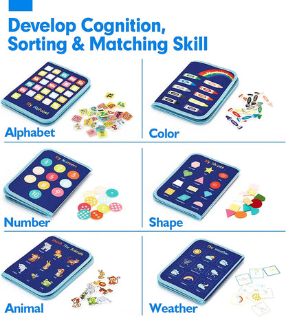 Montessori Busy Board – Educatief Sensorisch Speelgoed voor Peuters