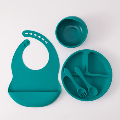 Kidu 5-Delige Baby Eetset met Zuignap – BPA-Vrij