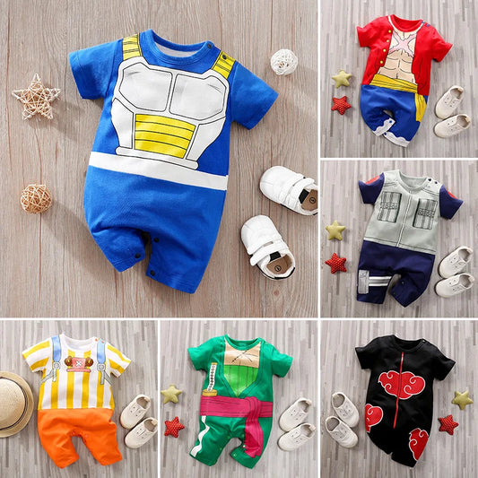 Anime Baby Romper – Zacht Katoen (0-18M)