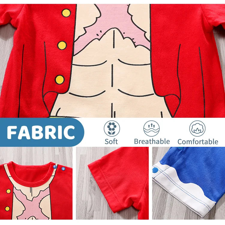 Anime Baby Romper – Zacht Katoen (0-18M)