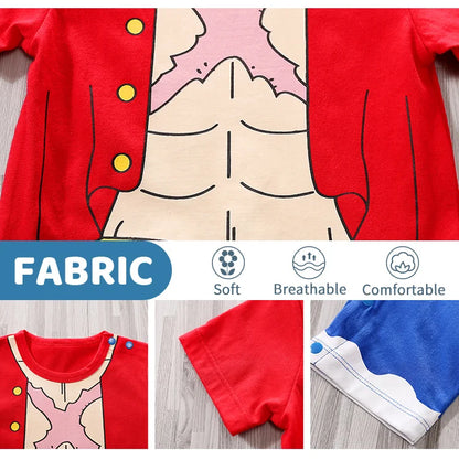 Anime Baby Romper – Zacht Katoen (0-18M)