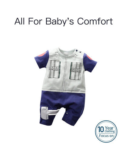Anime Baby Romper – Zacht Katoen (0-18M)
