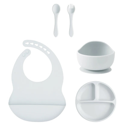 Kidu 5-Delige Baby Eetset met Zuignap – BPA-Vrij