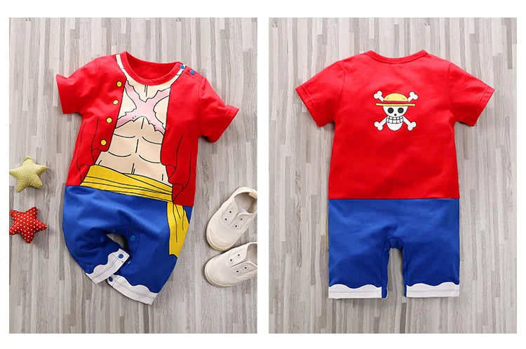 Anime Baby Romper – Zacht Katoen (0-18M)
