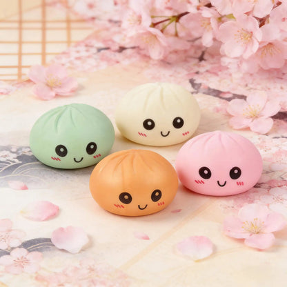 Kidu™ Dumpling Knijpbal | Sensorisch Anti-Stress Speelgoed