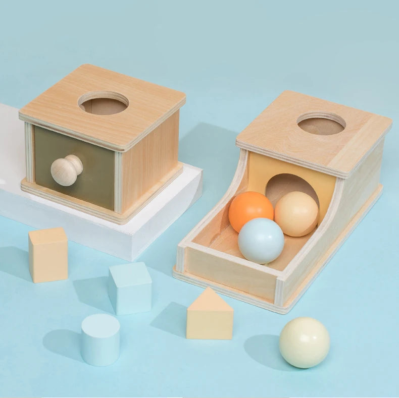 Kidu™ Montessori Draaitrommel | Sensorisch Leerspeelgoed