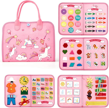 Montessori Busy Board – Educatief Sensorisch Speelgoed voor Peuters