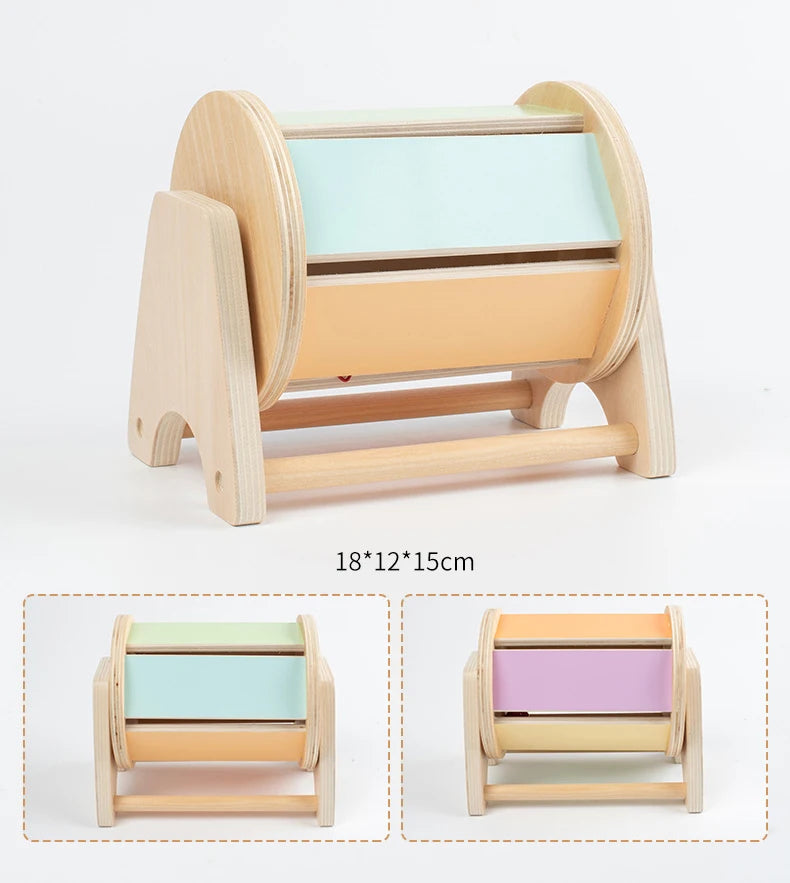 Kidu™ Montessori Draaitrommel | Sensorisch Leerspeelgoed
