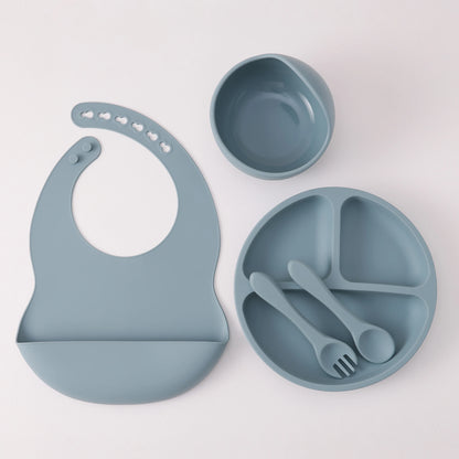 Kidu 5-Delige Baby Eetset met Zuignap – BPA-Vrij