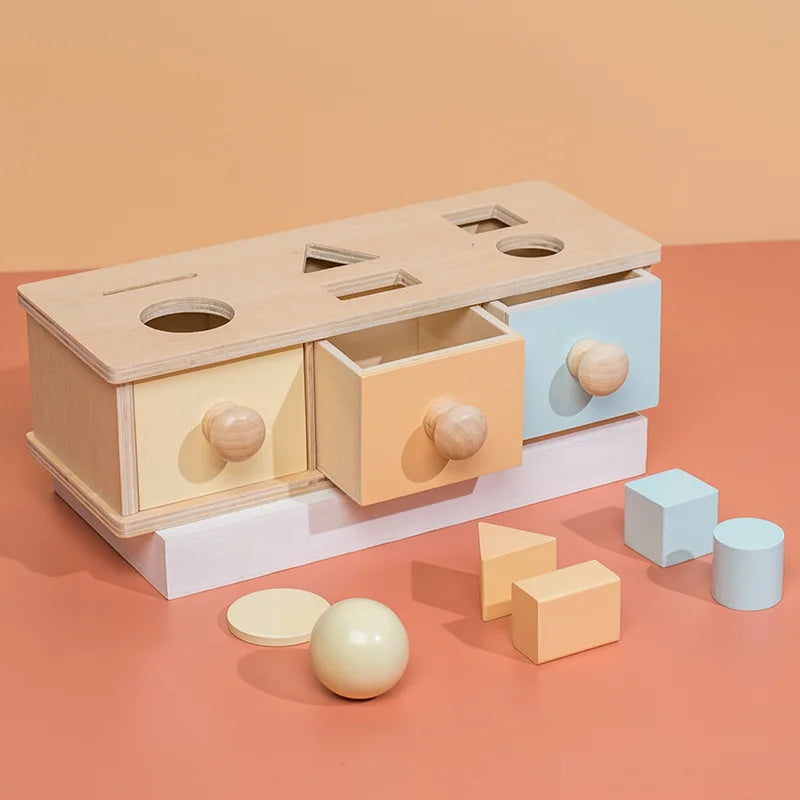 Kidu™ Montessori Draaitrommel | Sensorisch Leerspeelgoed