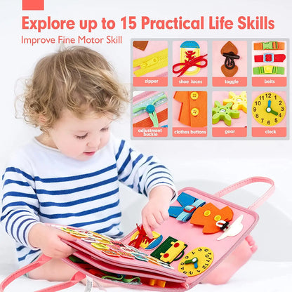 Montessori Busy Board – Educatief Sensorisch Speelgoed voor Peuters