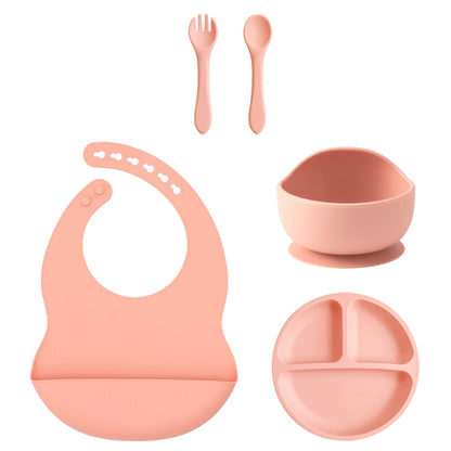 Kidu 5-Delige Baby Eetset met Zuignap – BPA-Vrij