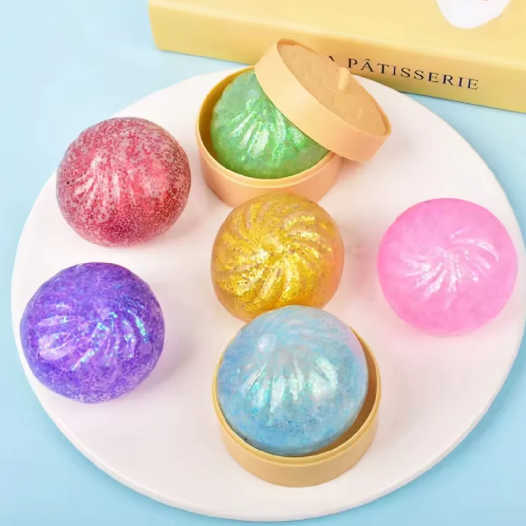 Kidu™ Dumpling Knijpbal | Sensorisch Anti-Stress Speelgoed
