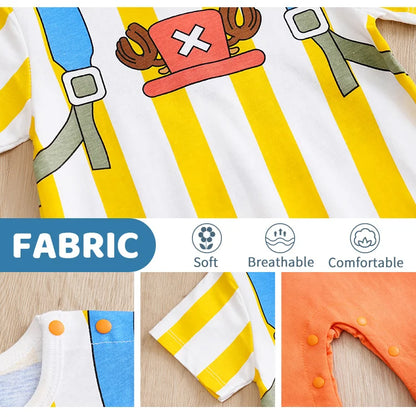 Anime Baby Romper – Zacht Katoen (0-18M)