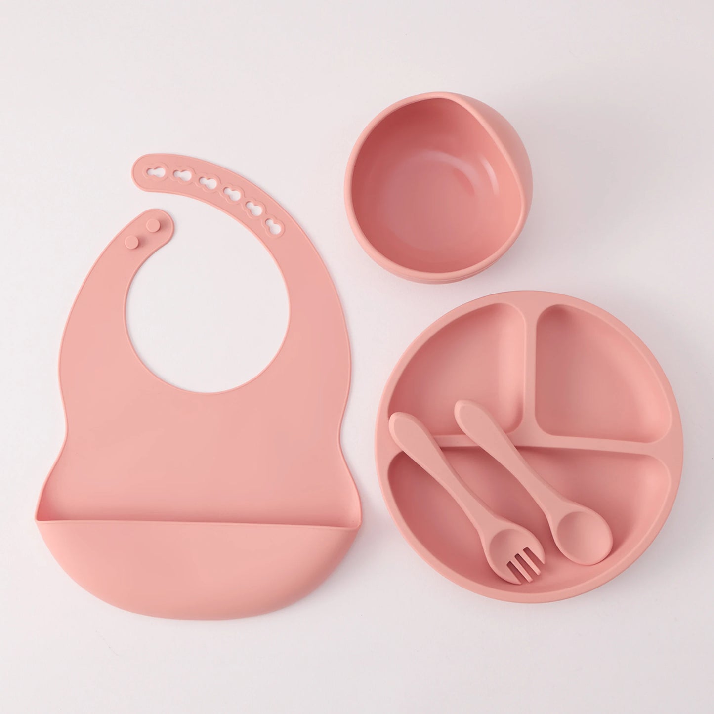 Kidu 5-Delige Baby Eetset met Zuignap – BPA-Vrij