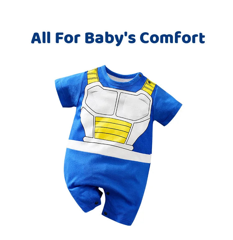Anime Baby Romper – Zacht Katoen (0-18M)