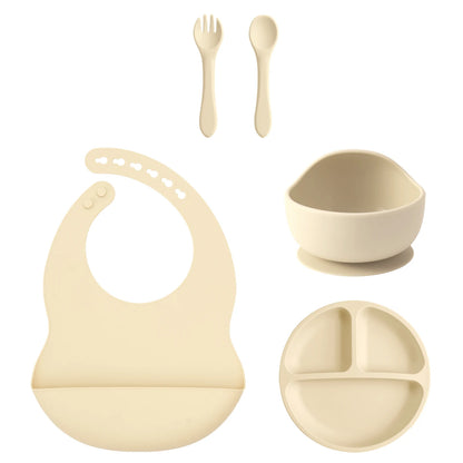 Kidu 5-Delige Baby Eetset met Zuignap – BPA-Vrij
