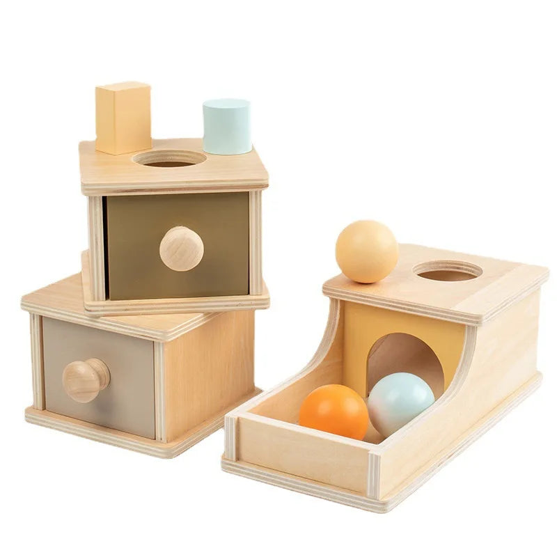 Kidu™ Montessori Draaitrommel | Sensorisch Leerspeelgoed