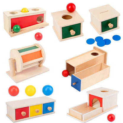 Kidu™ Montessori Draaitrommel | Sensorisch Leerspeelgoed