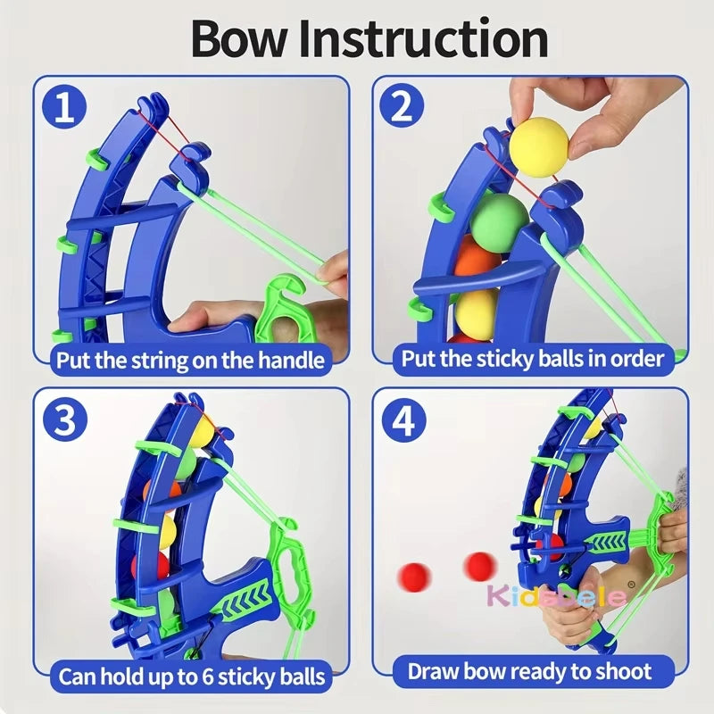 Boogschietspel met Doelwit & Sticky Ballen