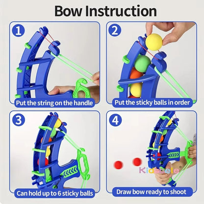 Boogschietspel met Doelwit & Sticky Ballen