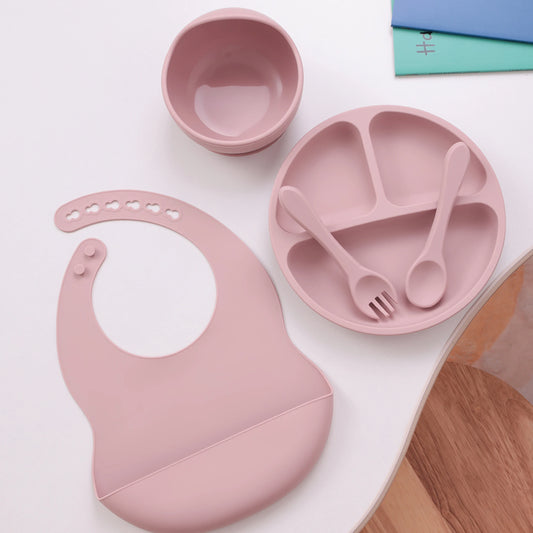 Kidu 5-Delige Baby Eetset met Zuignap – BPA-Vrij
